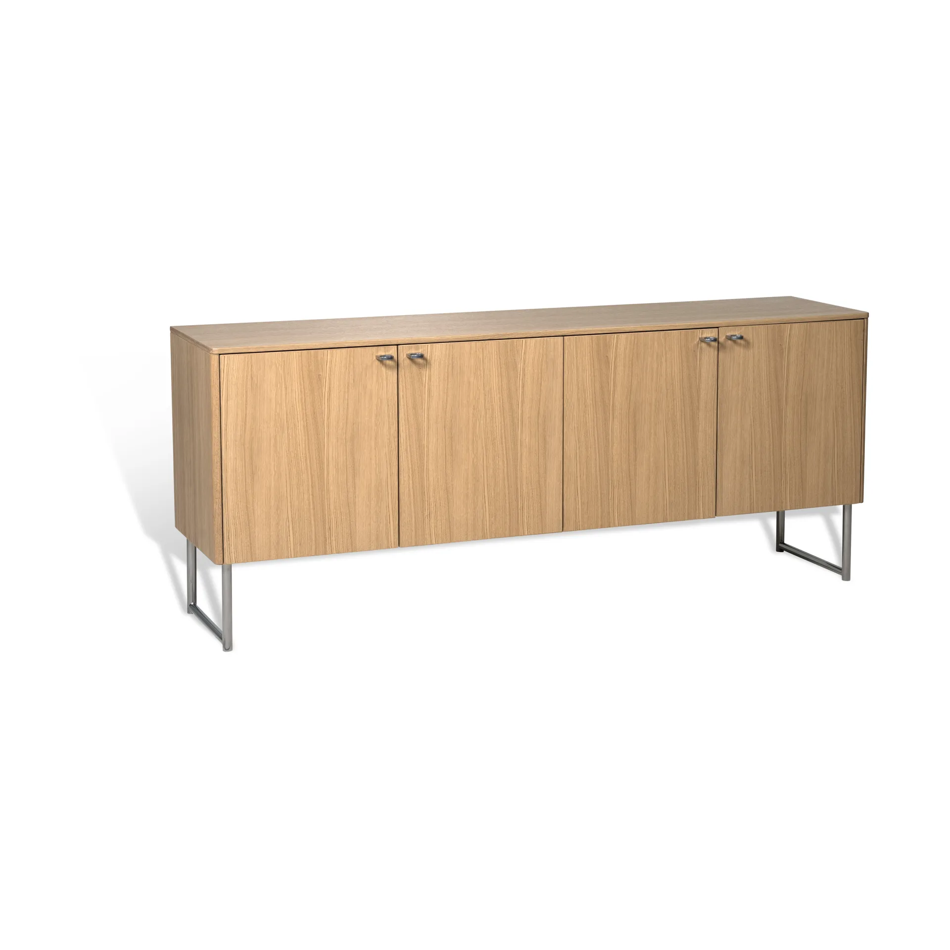 Credenza Deus 60 cm, Rovere opaco con pigmentazione bianca Mavis