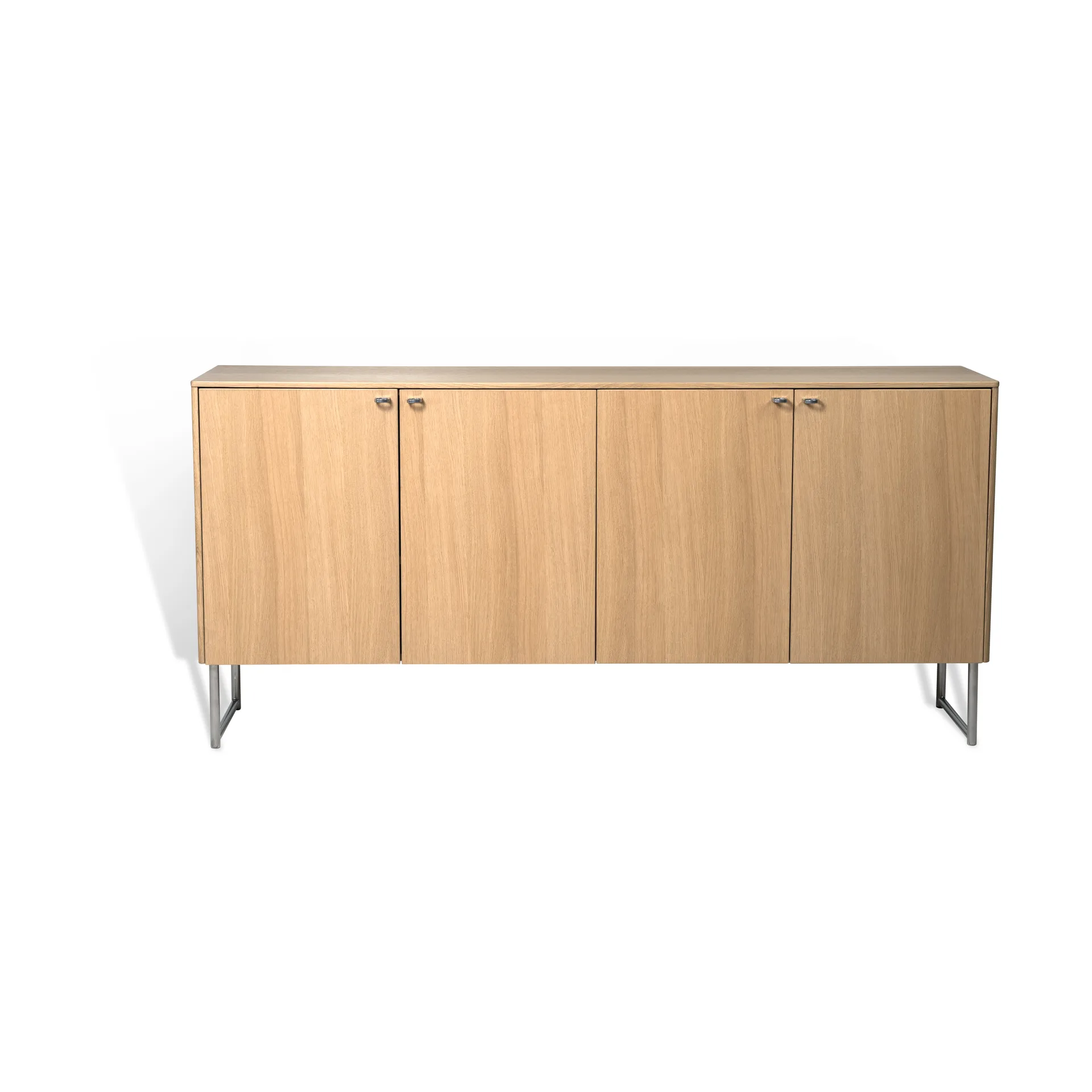 Credenza Deus 75 cm, Rovere opaco con pigmentazione bianca Mavis