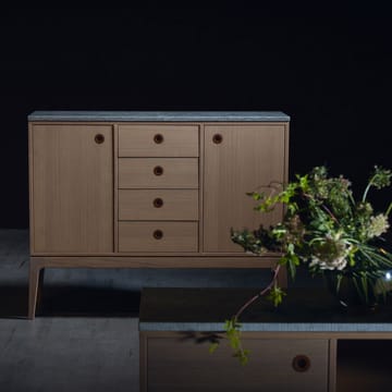 Credenza Höllviken - rovere pigmentato bianco - Mavis