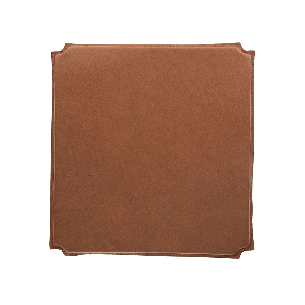 Cuscino per sedia Rod, pelle cognac Mavis