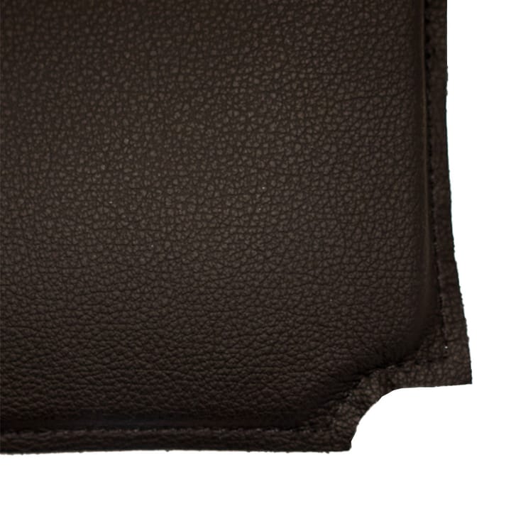 Cuscino per sedia Rod, pelle nera Mavis