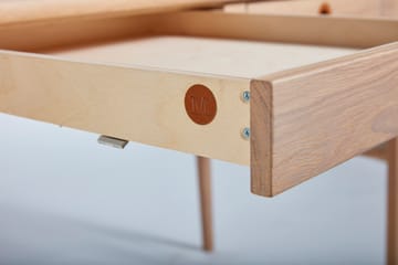 Scrivania Höllviken - rovere pigmentato bianco - Mavis