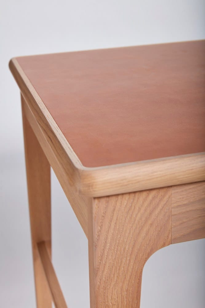 Scrivania Höllviken, rovere pigmentato bianco Mavis
