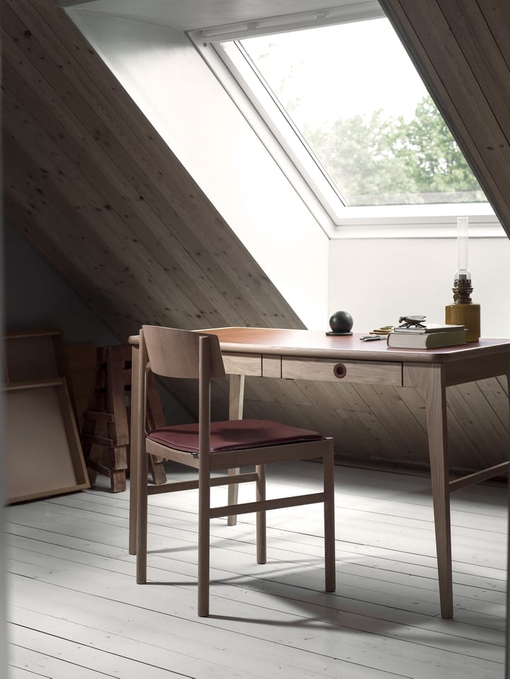Scrivania Höllviken, rovere pigmentato bianco Mavis