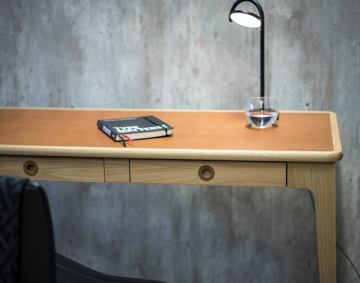 Scrivania Höllviken, rovere pigmentato bianco Mavis