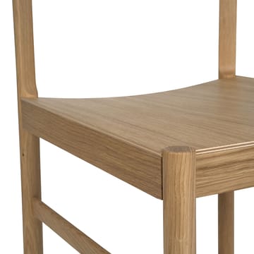 Sedia Rod - Rovere verniciato opaco pigmentato bianco - Mavis