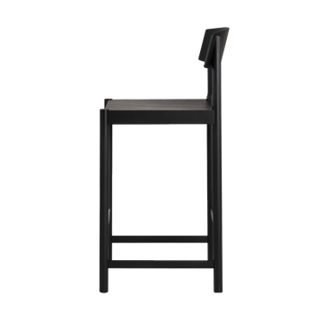 Sgabello Rod 65 cm - Faggio tinto nero - Mavis