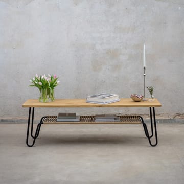 Tavolino Marcel - rovere saponato rustico, 140x70 - Mavis