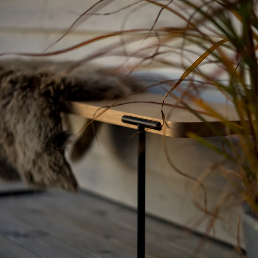 Tavolino Update , rovere chiaro vernice trasparente, 140 cm Mavis