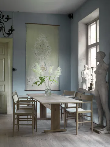 Tavolo Arv 200x85 cm - Rovere verniciato opaco pigmentato bianco - Mavis