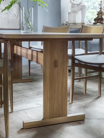 Tavolo Arv 200x85 cm - Rovere verniciato opaco pigmentato bianco - Mavis