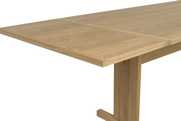 Tavolo con prolunga Arv , Rovere verniciato opaco pigmentato bianco Mavis