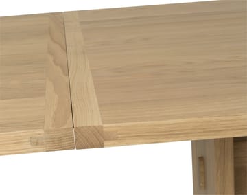Tavolo con prolunga Arv  - Rovere verniciato opaco pigmentato bianco - Mavis