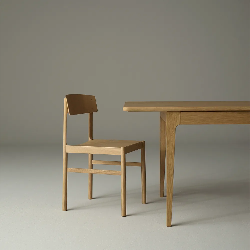 Tavolo Höllviken, rovere verniciato opaco bianco, 1 prolunga, rovere da 50 cm Mavis