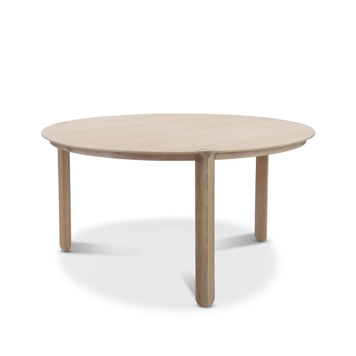 Tavolo rotondo Amor - rovere con pigmento bianco olio dura-cera - Mavis