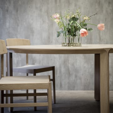 Tavolo rotondo Amor - rovere con pigmento bianco olio dura-cera - Mavis