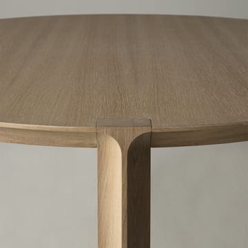 Tavolo rotondo Amor - rovere con pigmento bianco olio dura-cera - Mavis