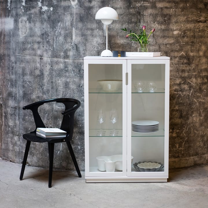 Vetrina 120 cm Aoko , Verniciato bianco Mavis