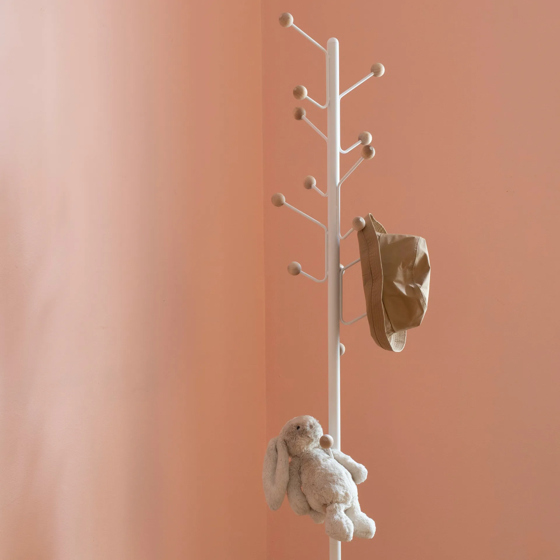 Appendiabiti Bill Floor, Bianco Maze