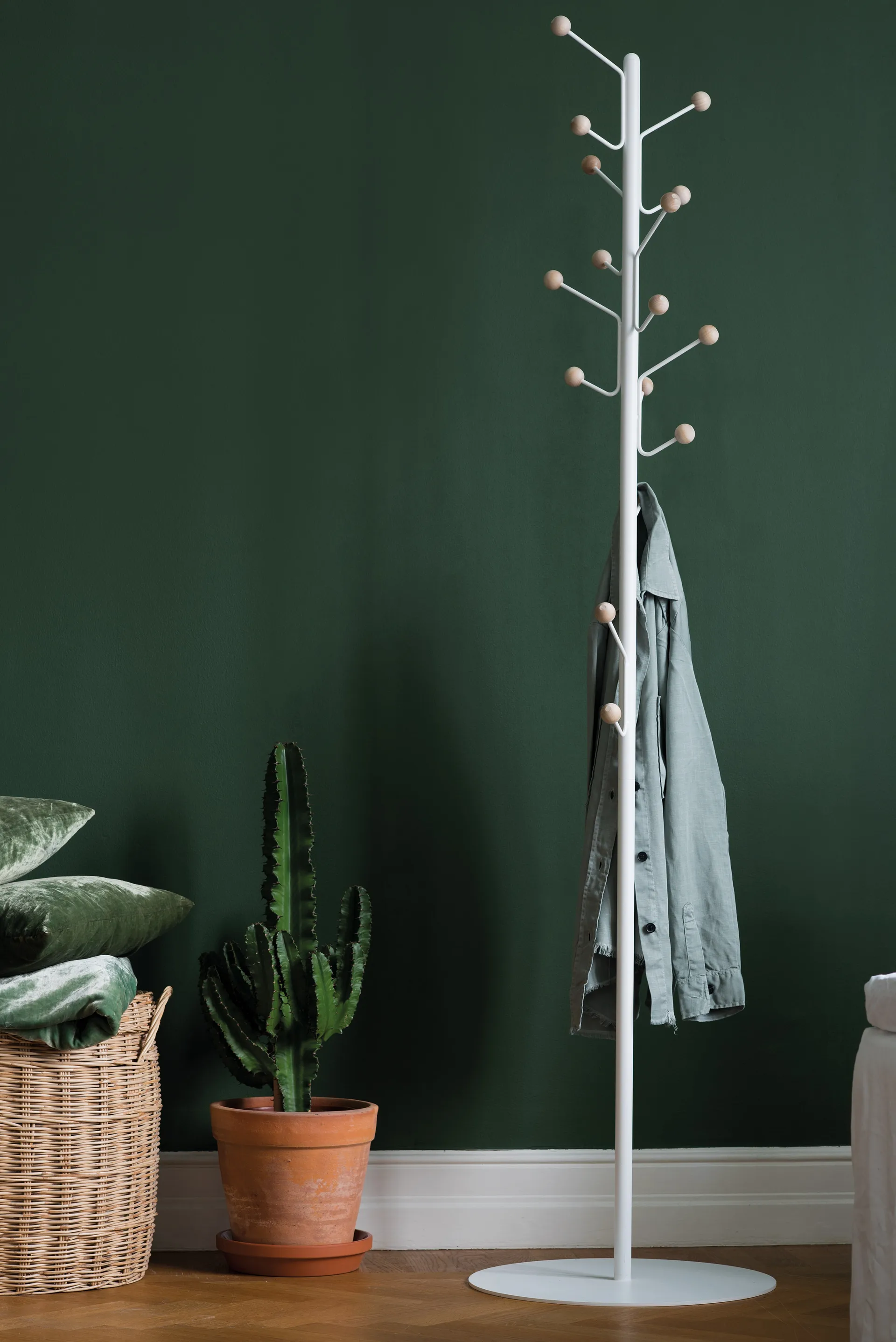 Appendiabiti Bill Floor, Bianco Maze