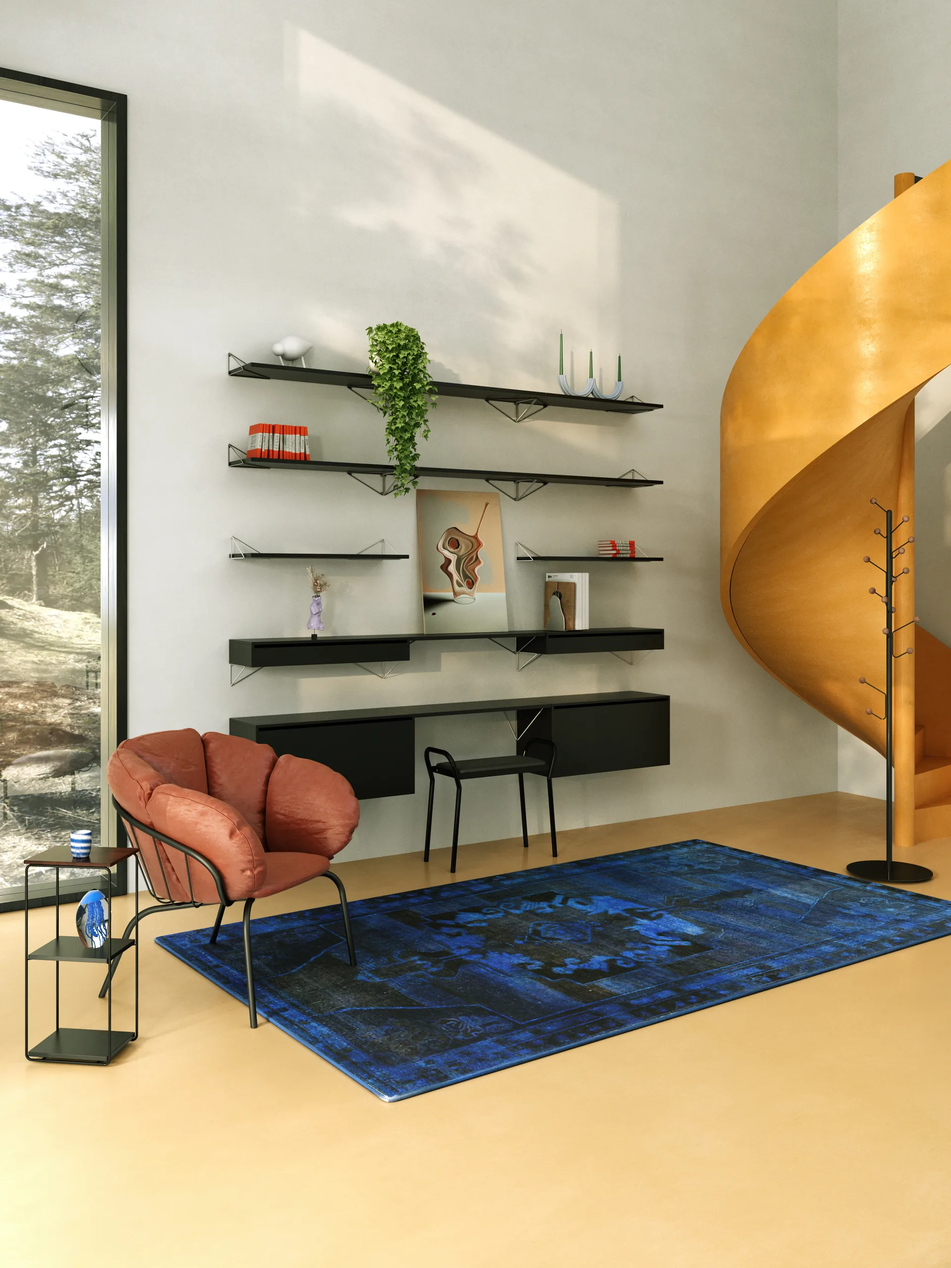 Appendiabiti Bill Floor, Nero Maze