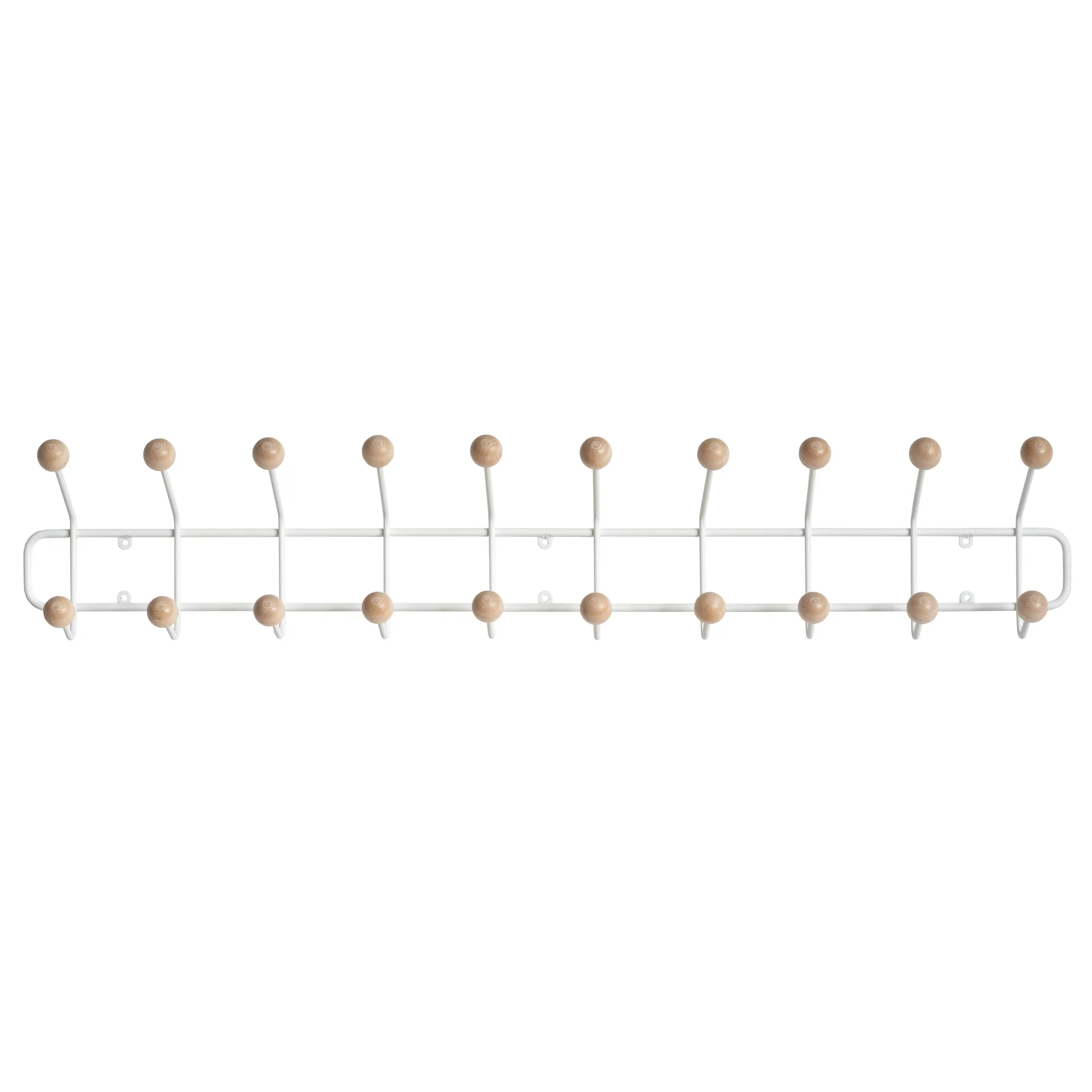 Appendiabiti Bill Horizontal L, bianco Maze