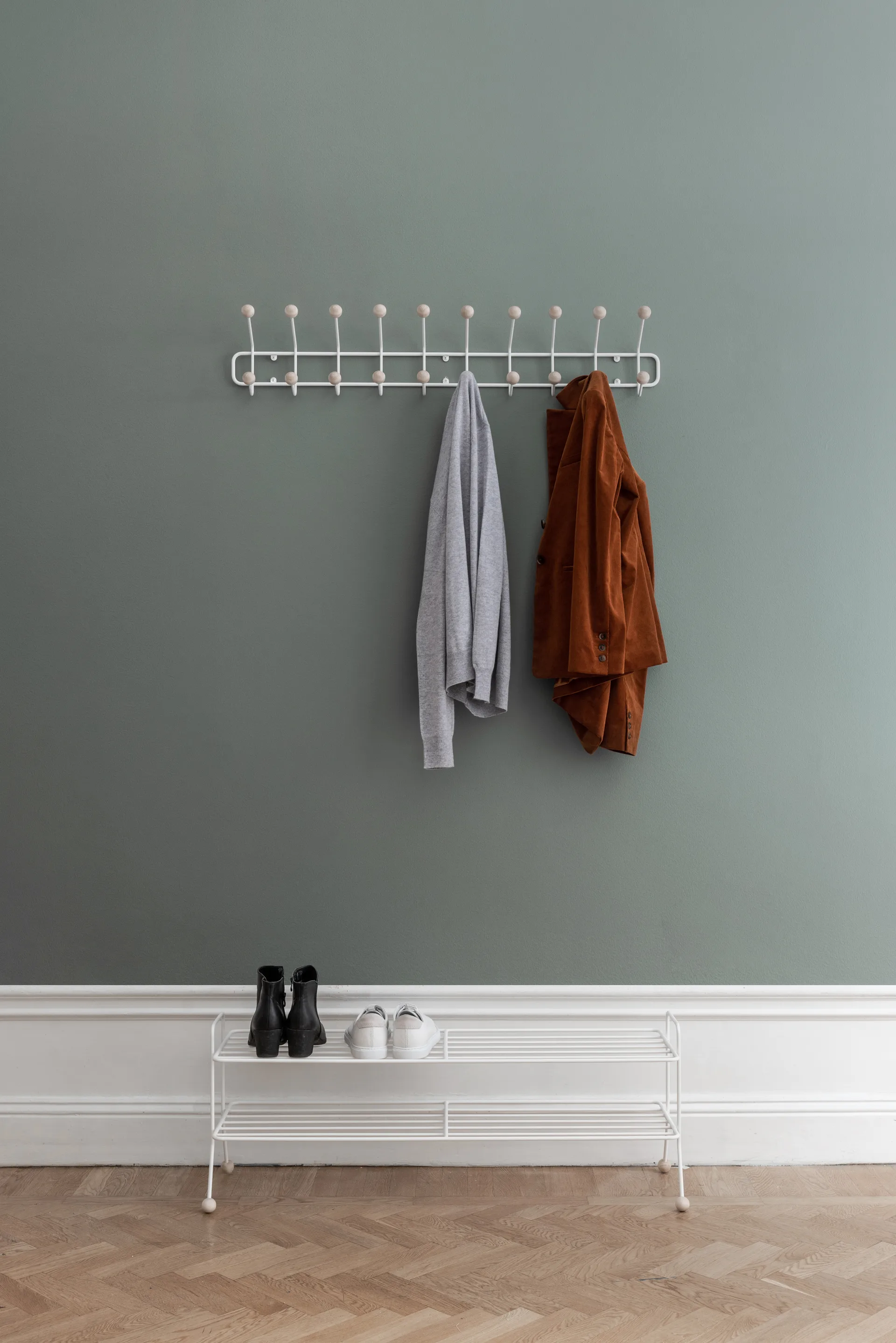 Appendiabiti Bill Horizontal L, Greige Maze