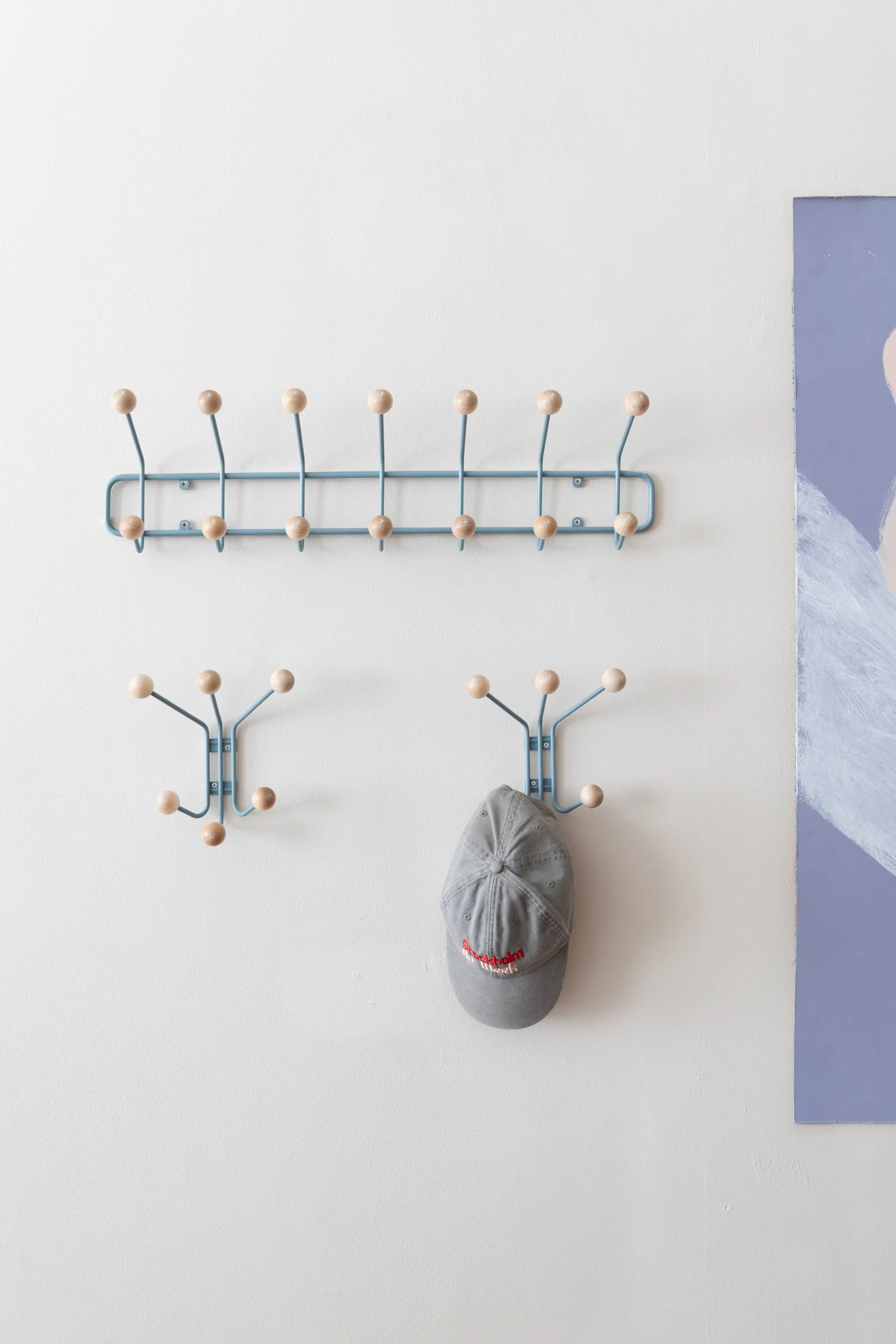 Appendiabiti Bill Horizontal S, Pigeon blue Maze