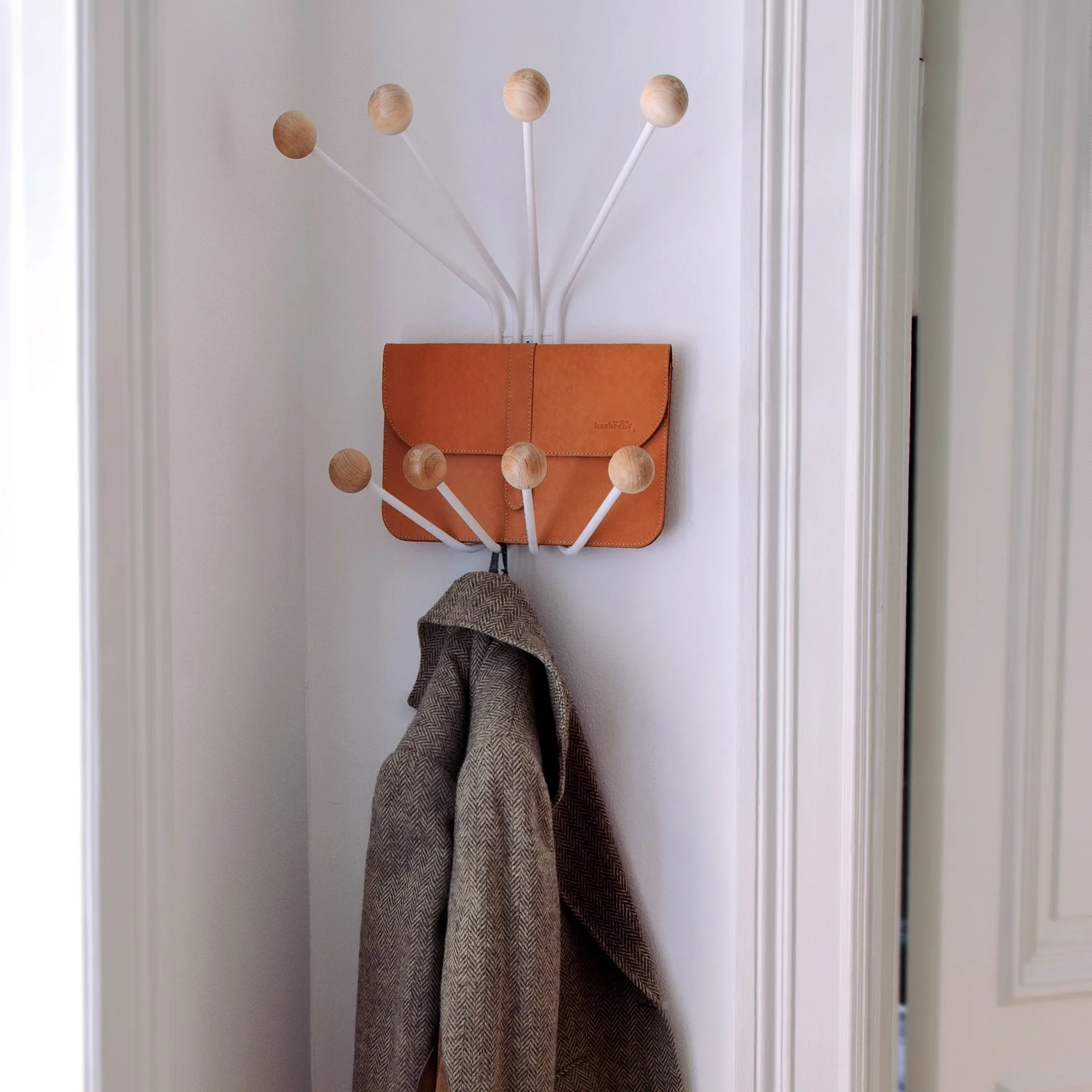 Appendiabiti Bill S, bianco Maze