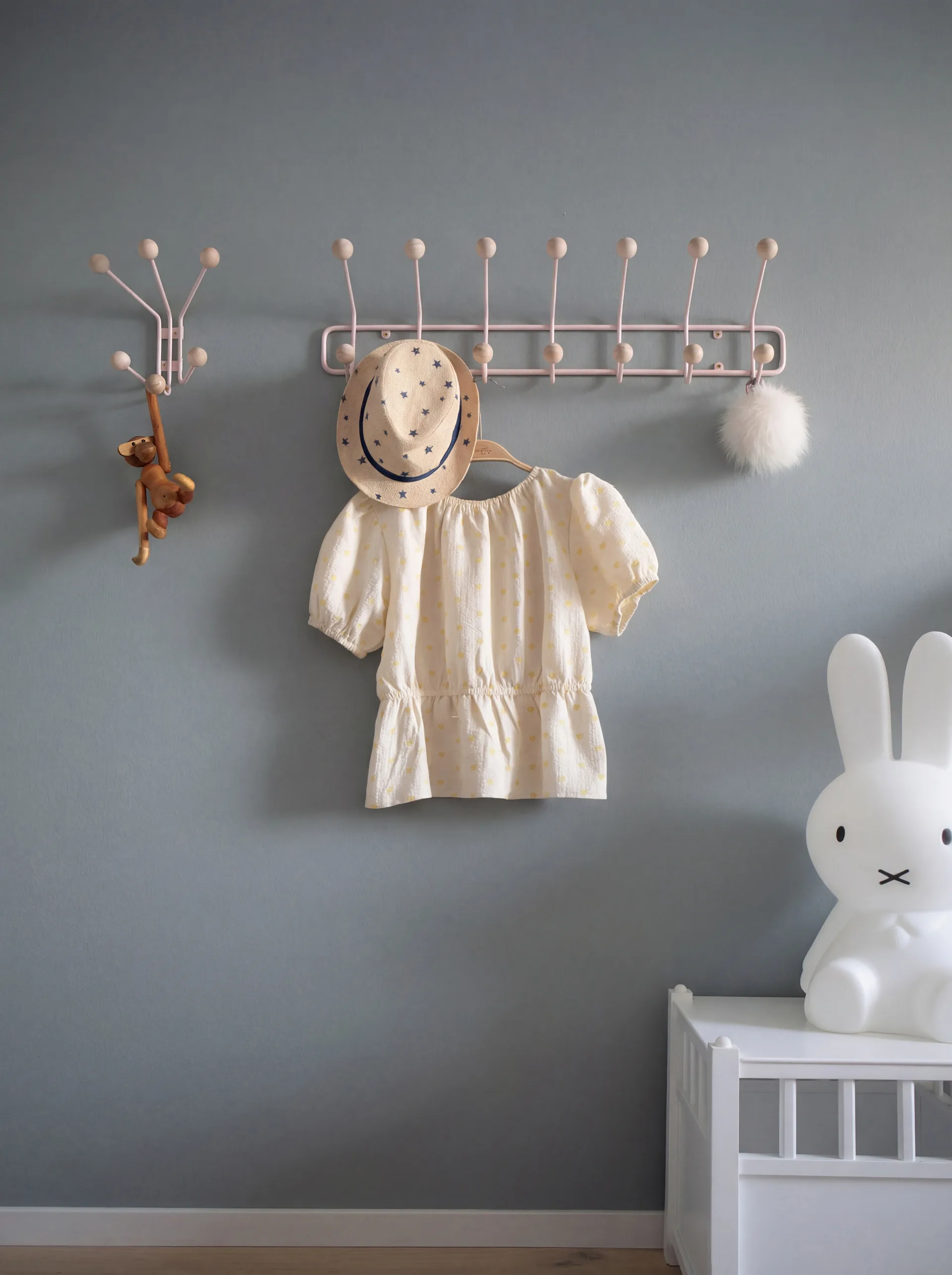 Appendiabiti Bill XS, Rosa pallido Maze