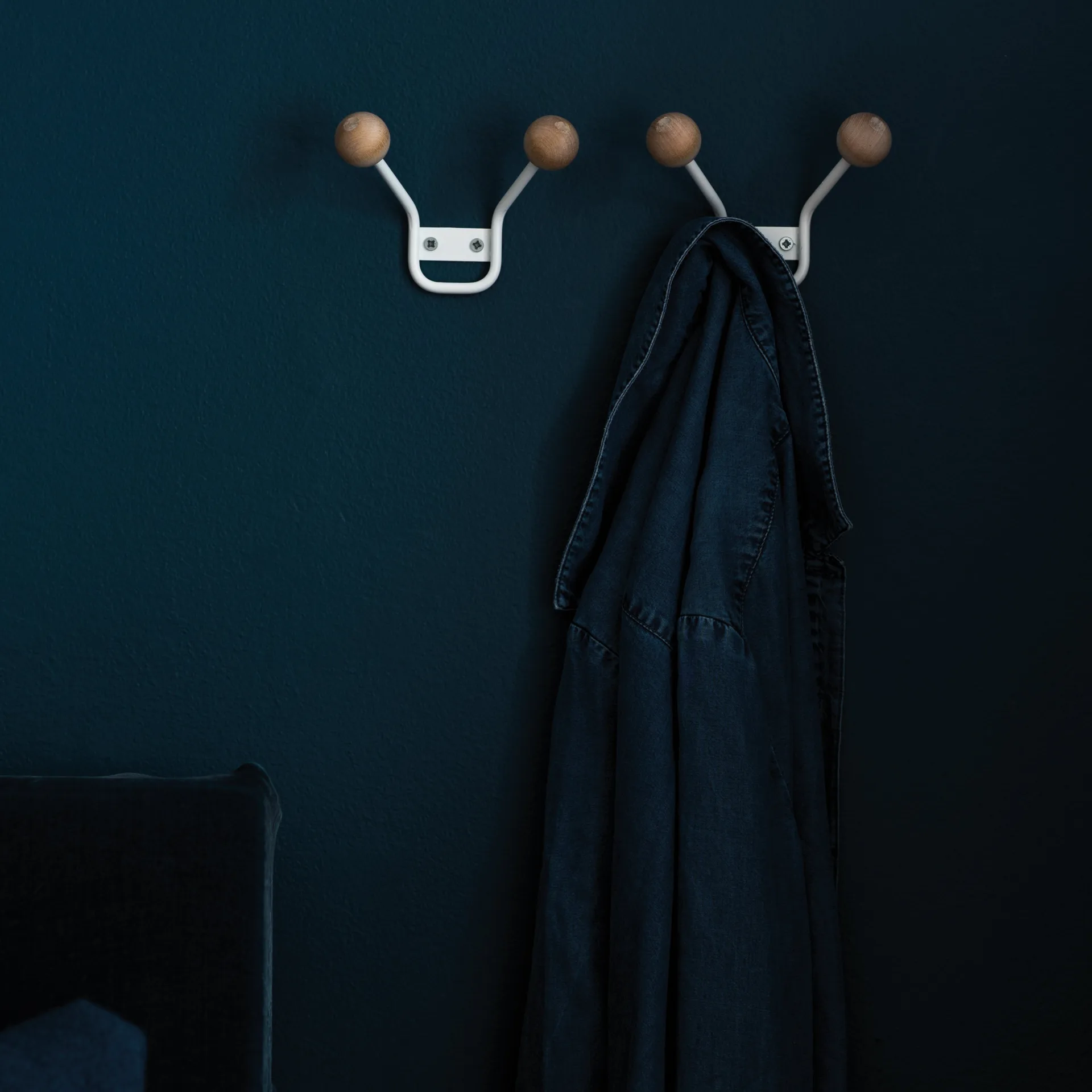 Appendiabiti Bill XXS, bianco Maze