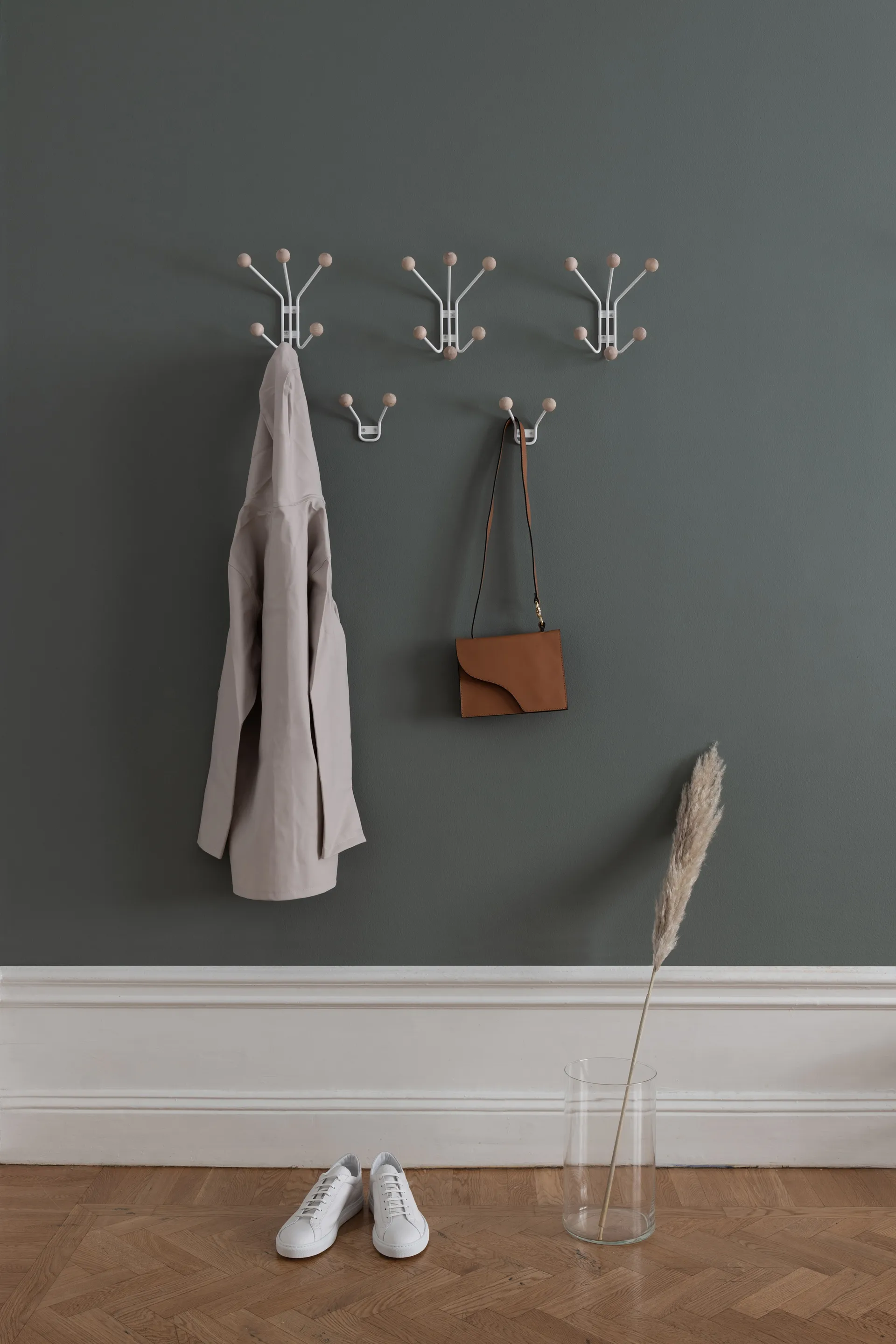 Appendiabiti Bill XXS, Greige Maze