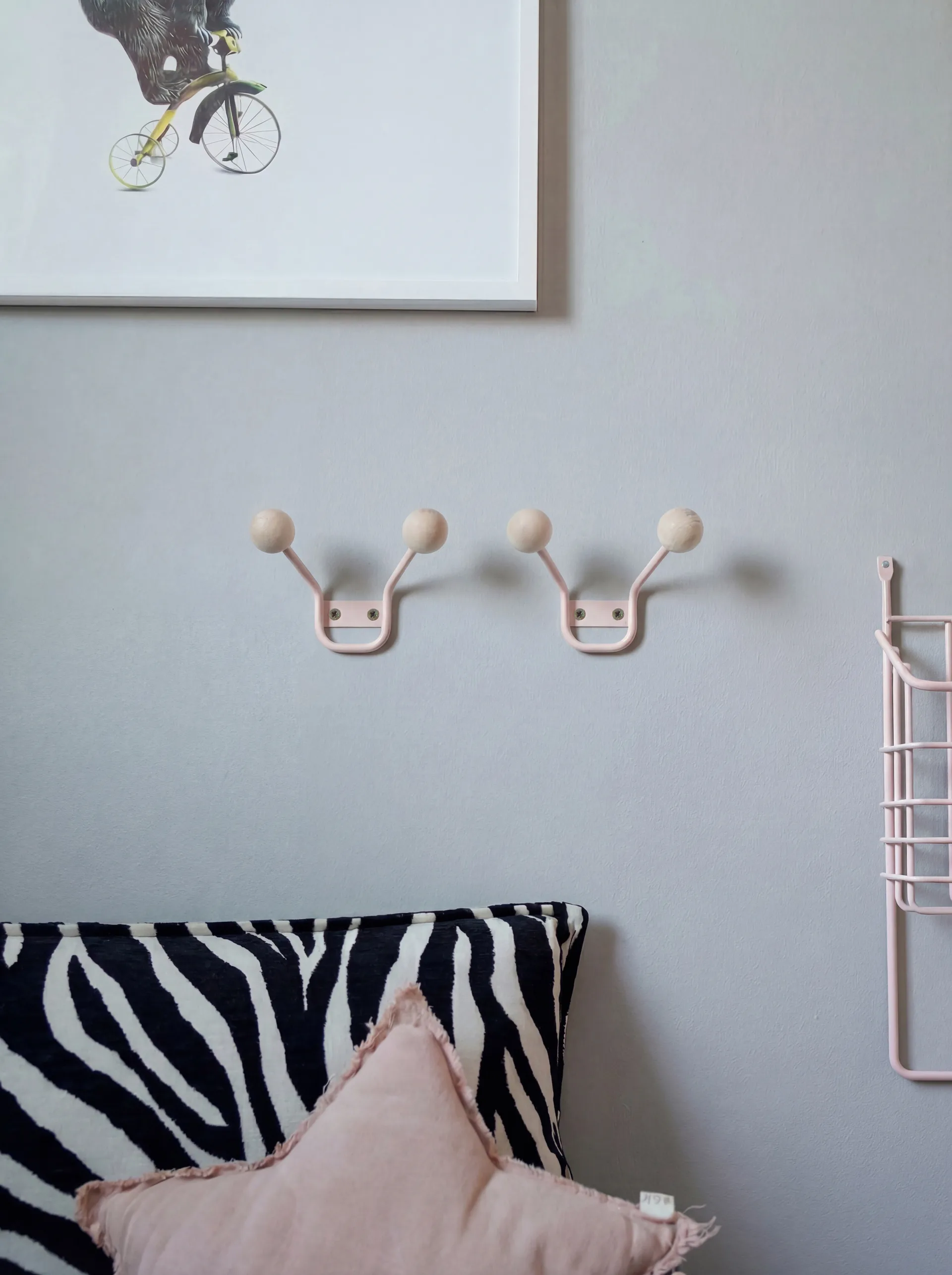 Appendiabiti Bill XXS, Rosa pallido Maze