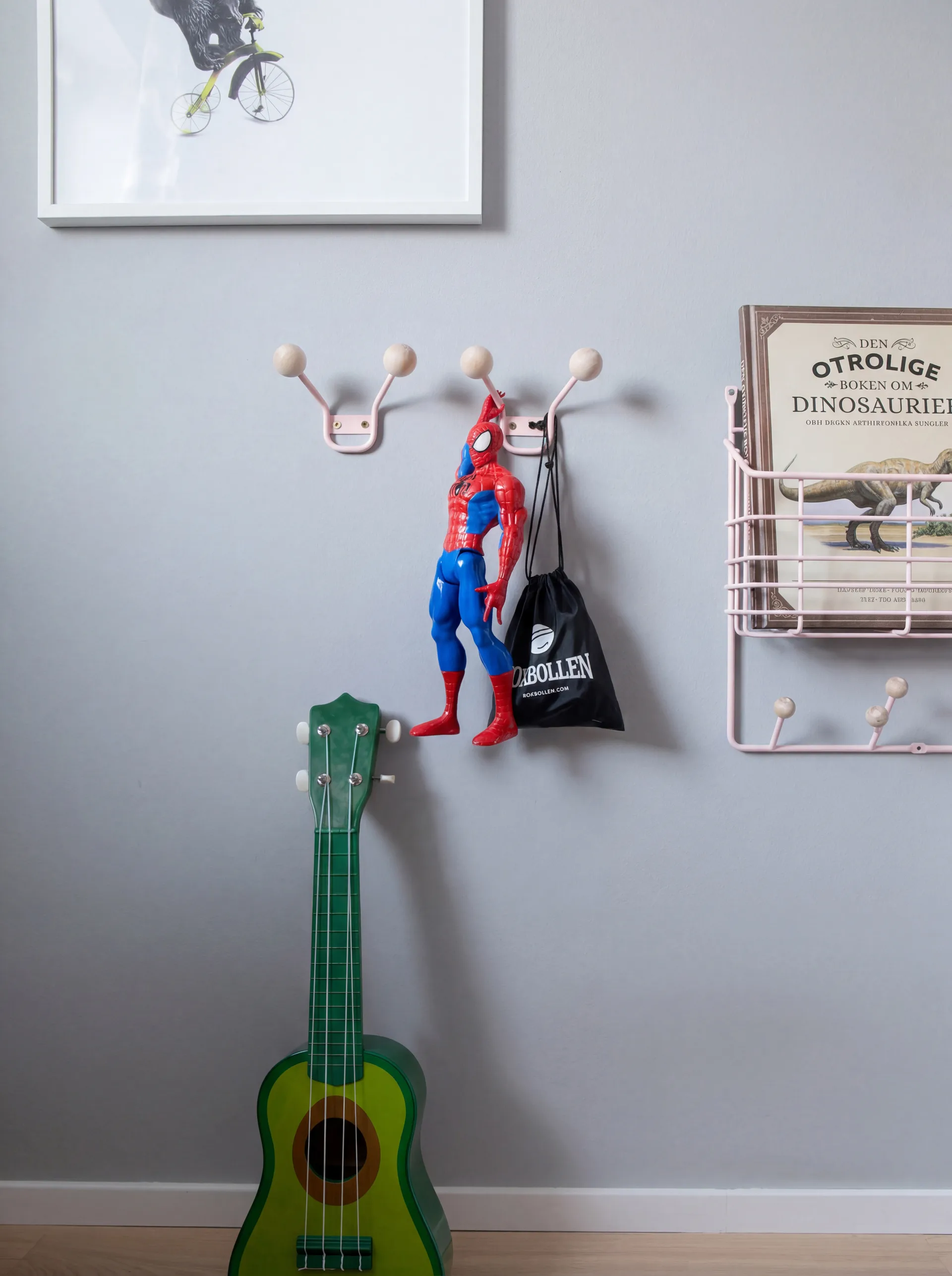 Appendiabiti Bill XXS, Rosa pallido Maze