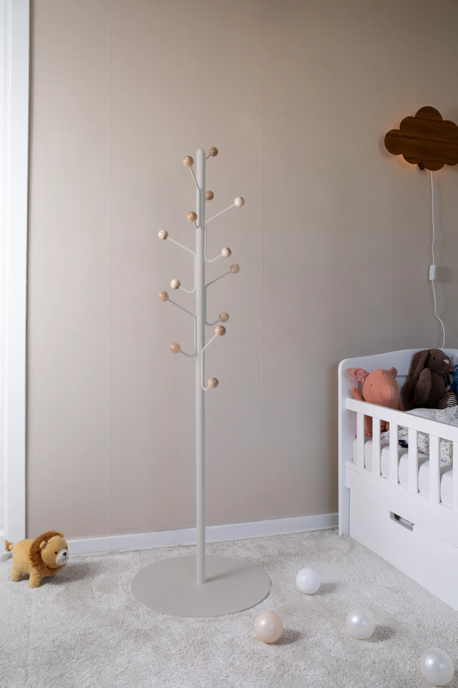 Appendiabiti da terra Bill junior, Greige Maze