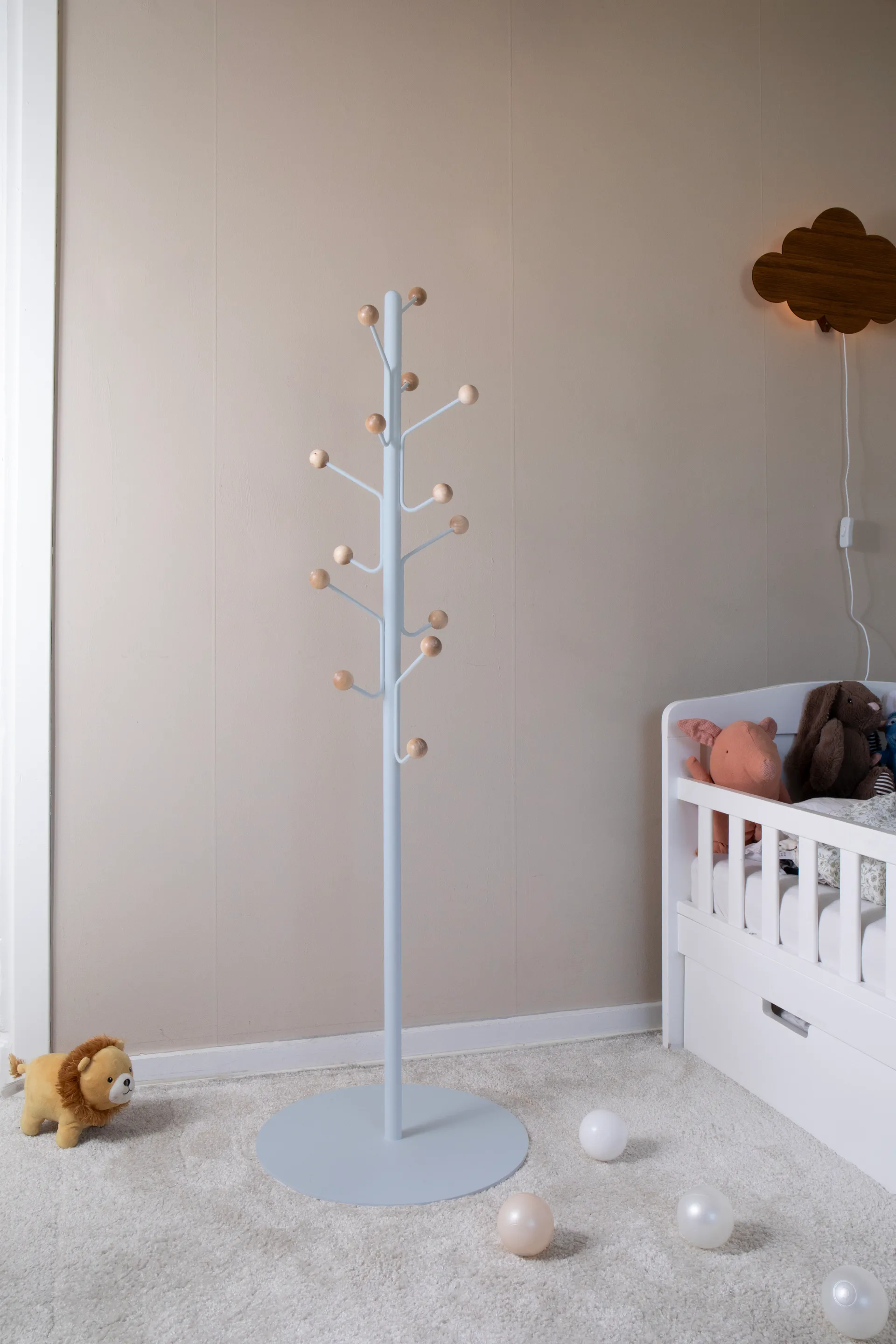 Appendiabiti da terra Bill junior, Pigeon blue Maze