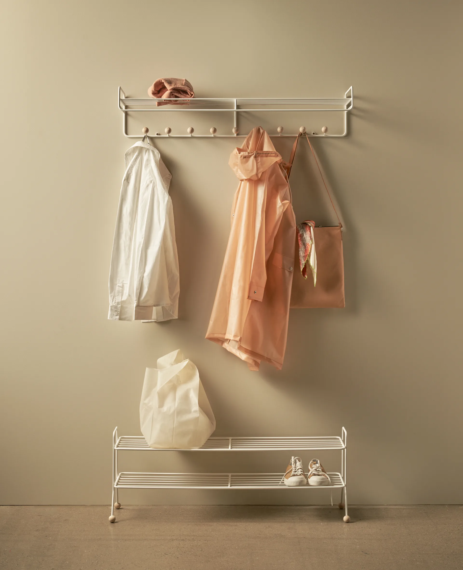 Cappelliera Bill L, Greige Maze