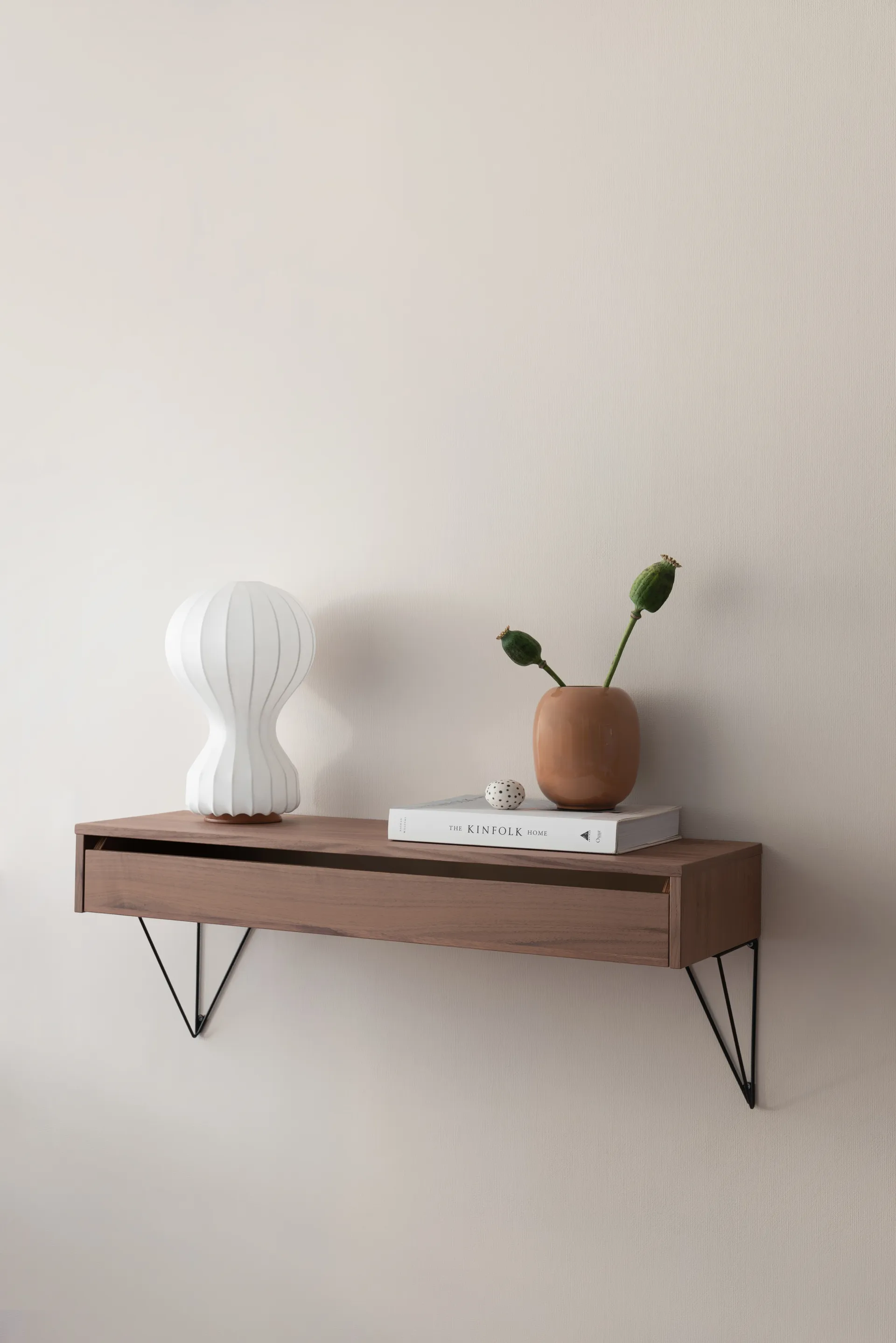 Cassetto Pythagoras L, noce Maze