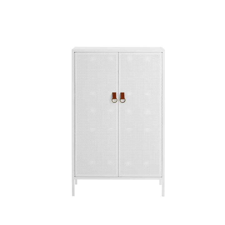 Credenza Francis - bianco, pelle - Maze