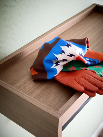 Gentle appendiabiti per ingresso - Noce, 78x15x32 cm - Maze