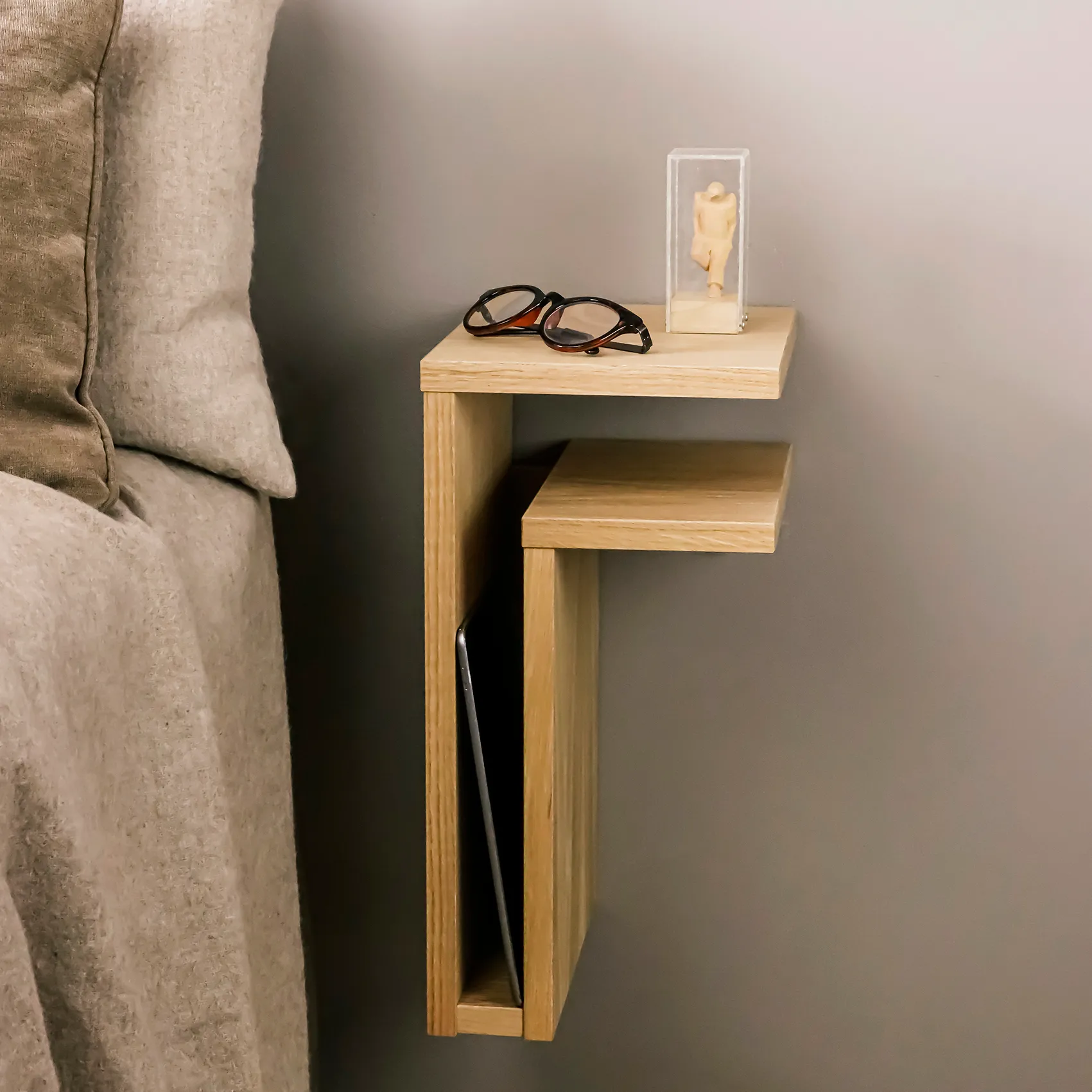 Mensola a muro F-shelf rovere, mensola destra  Maze