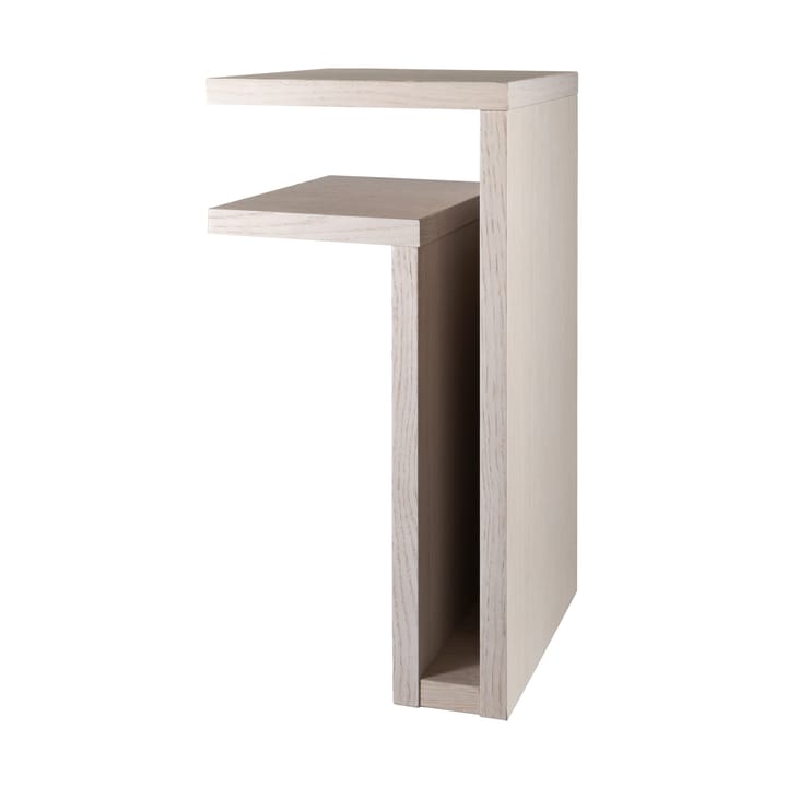 Mensola da parete F-Shelf in rovere bianco - Mensola a sinistra - Maze