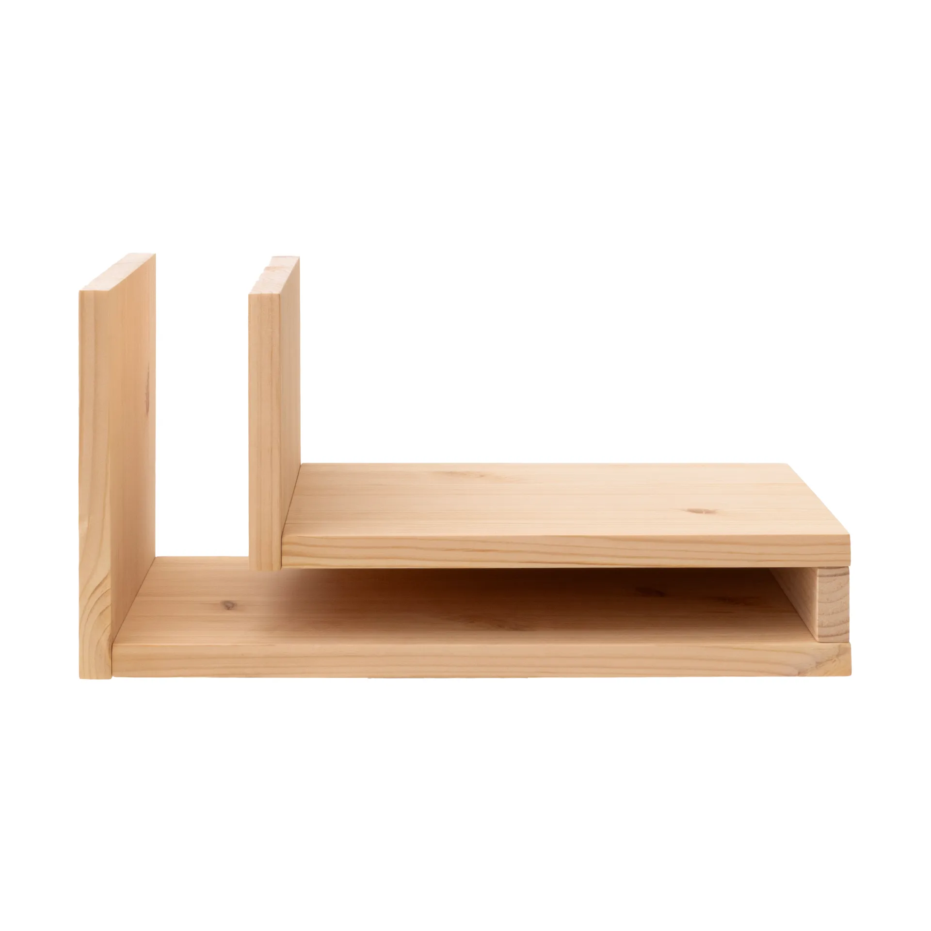 Mensola da parete fai-da-te F-shelf Play , Pino, destro Maze