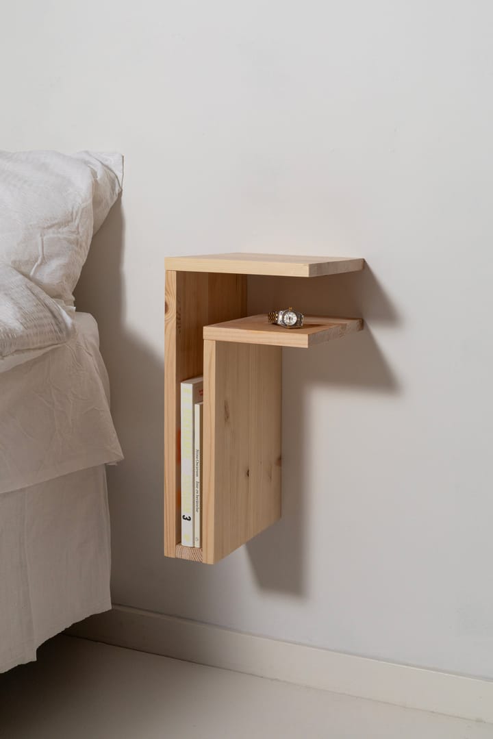 Mensola da parete fai-da-te F-shelf Play , Pino, destro Maze