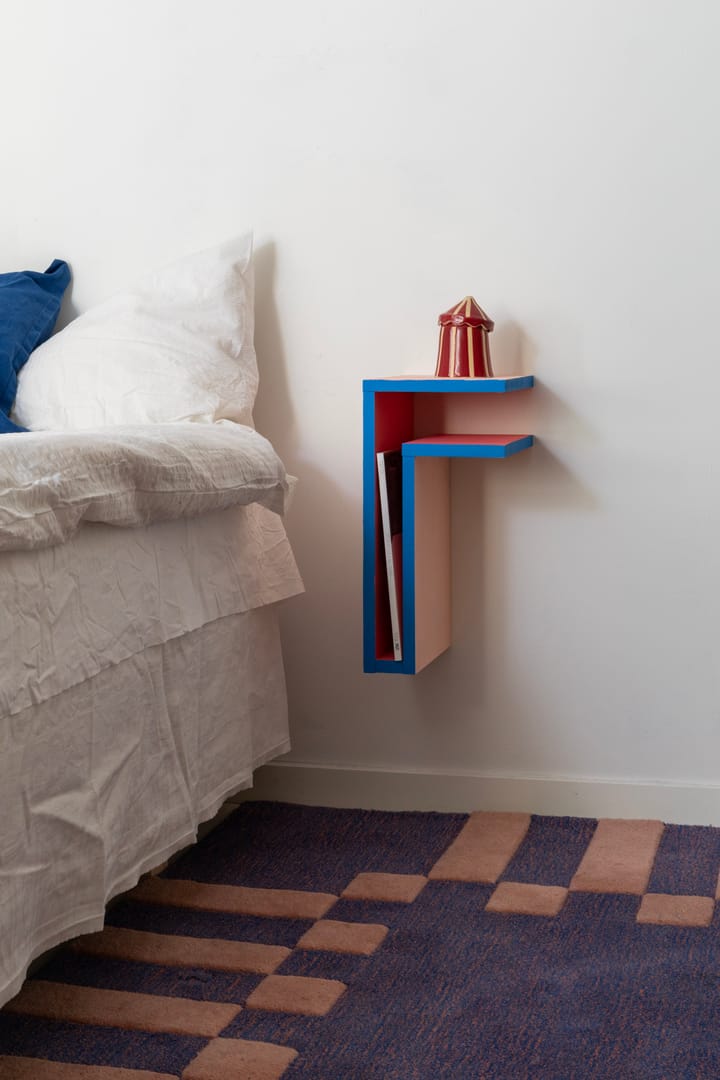 Mensola da parete fai-da-te F-shelf Play , Pino, destro Maze