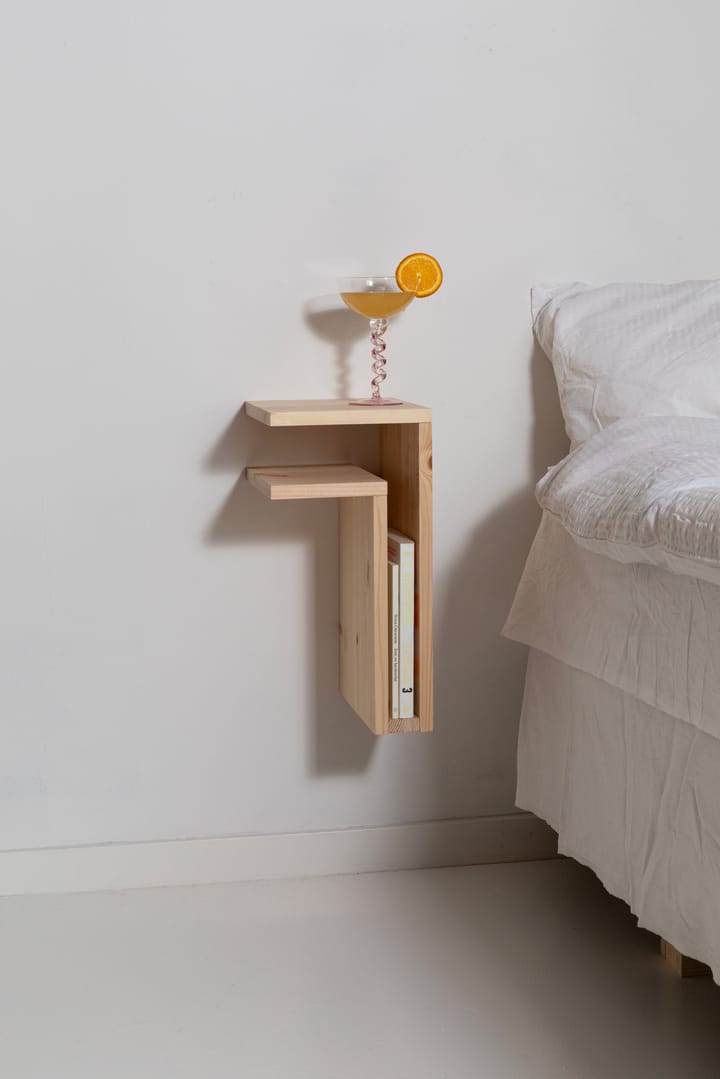Mensola da parete fai-da-te F-shelf Play , Pino, sinistro Maze