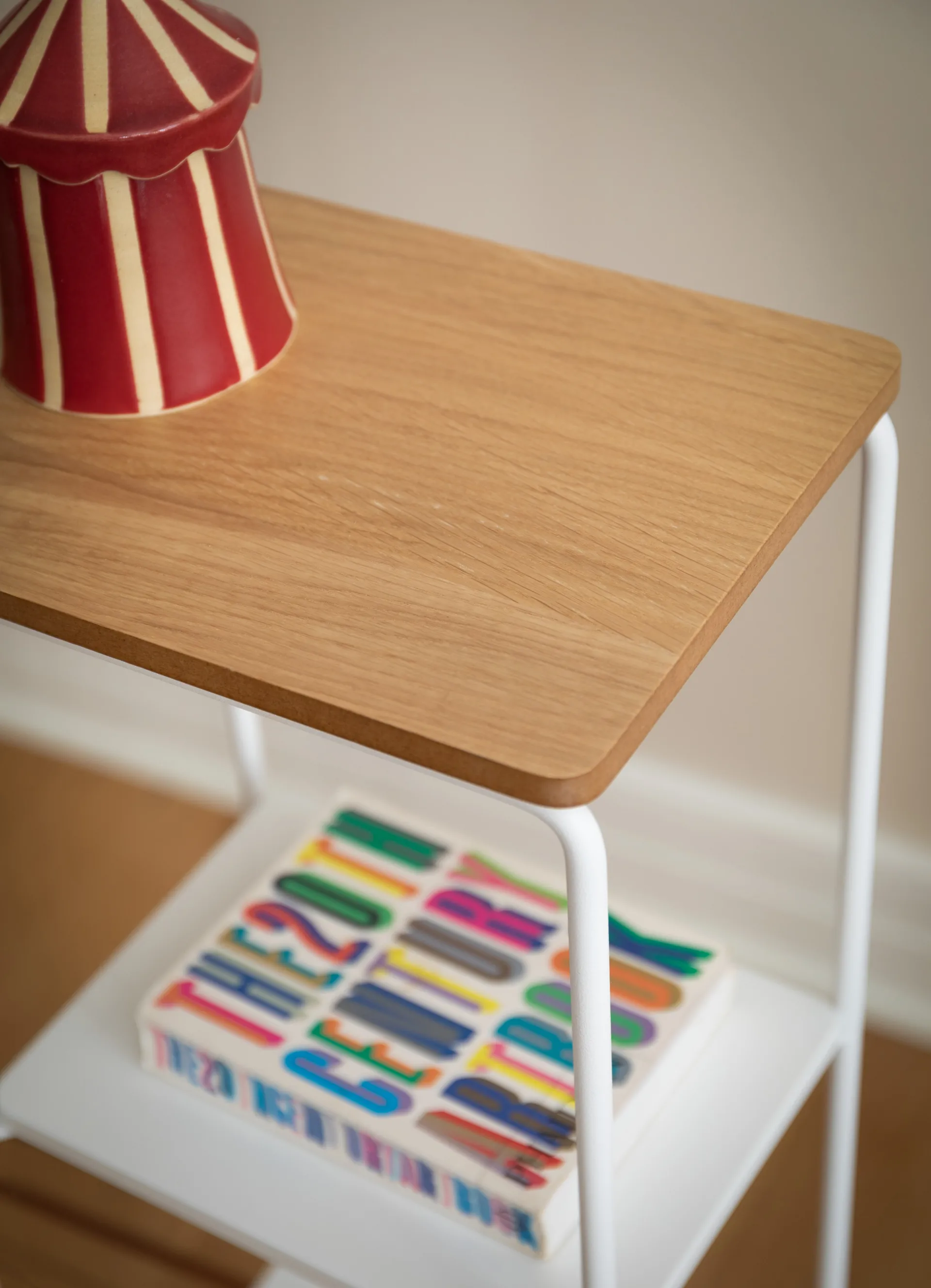 Mensola Mixrack Floor Shelf S 26x19x57,2 cm, Rovere, bianco Maze