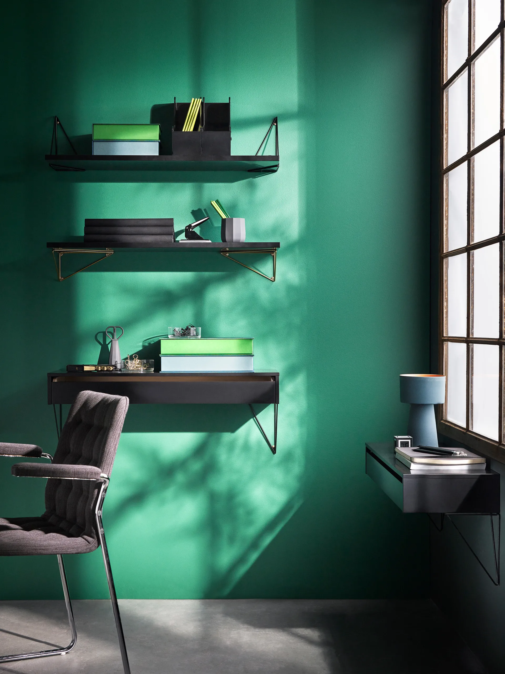 Mensola Pythagoras , nero Maze