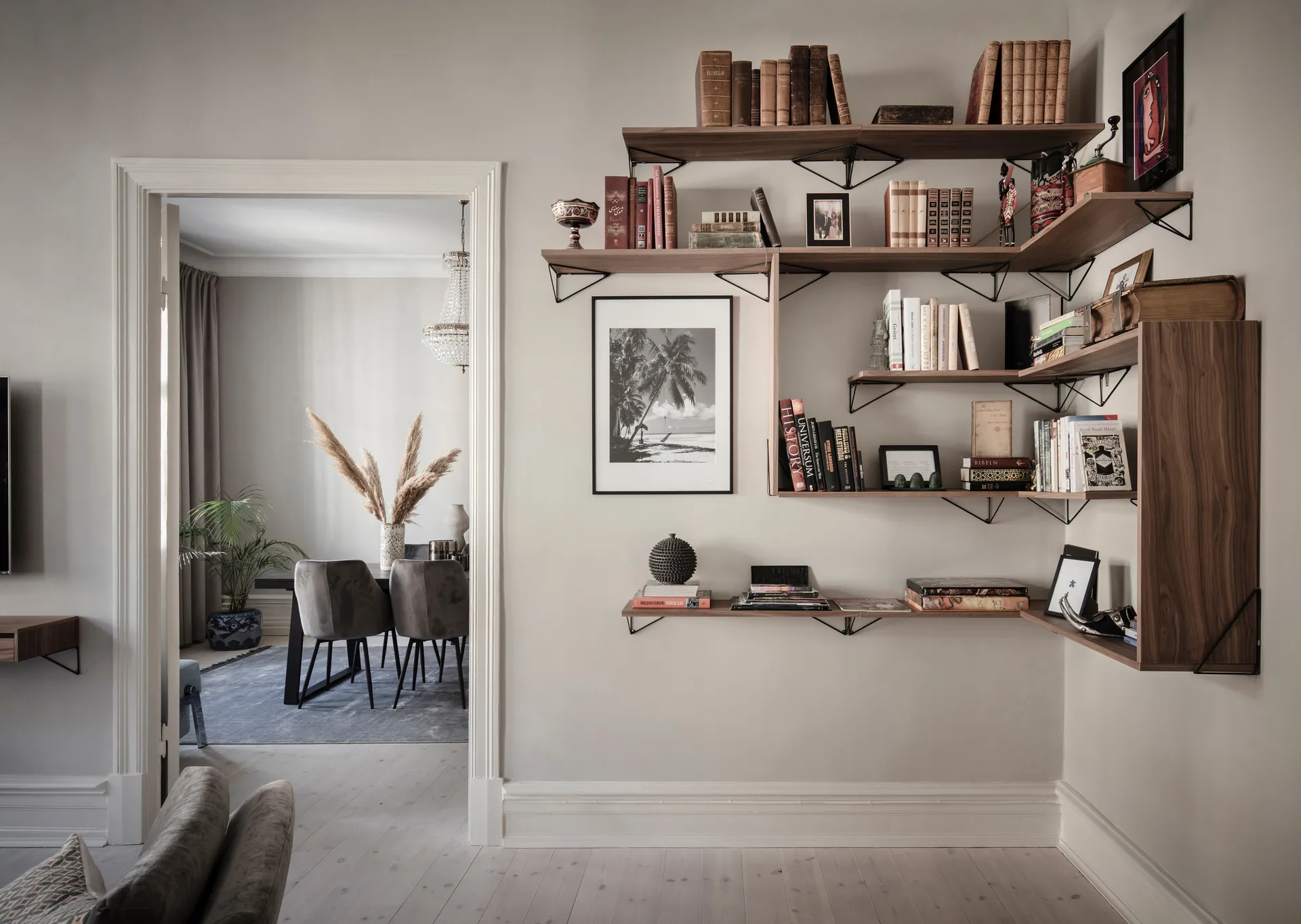 Mensola Pythagoras , noce Maze