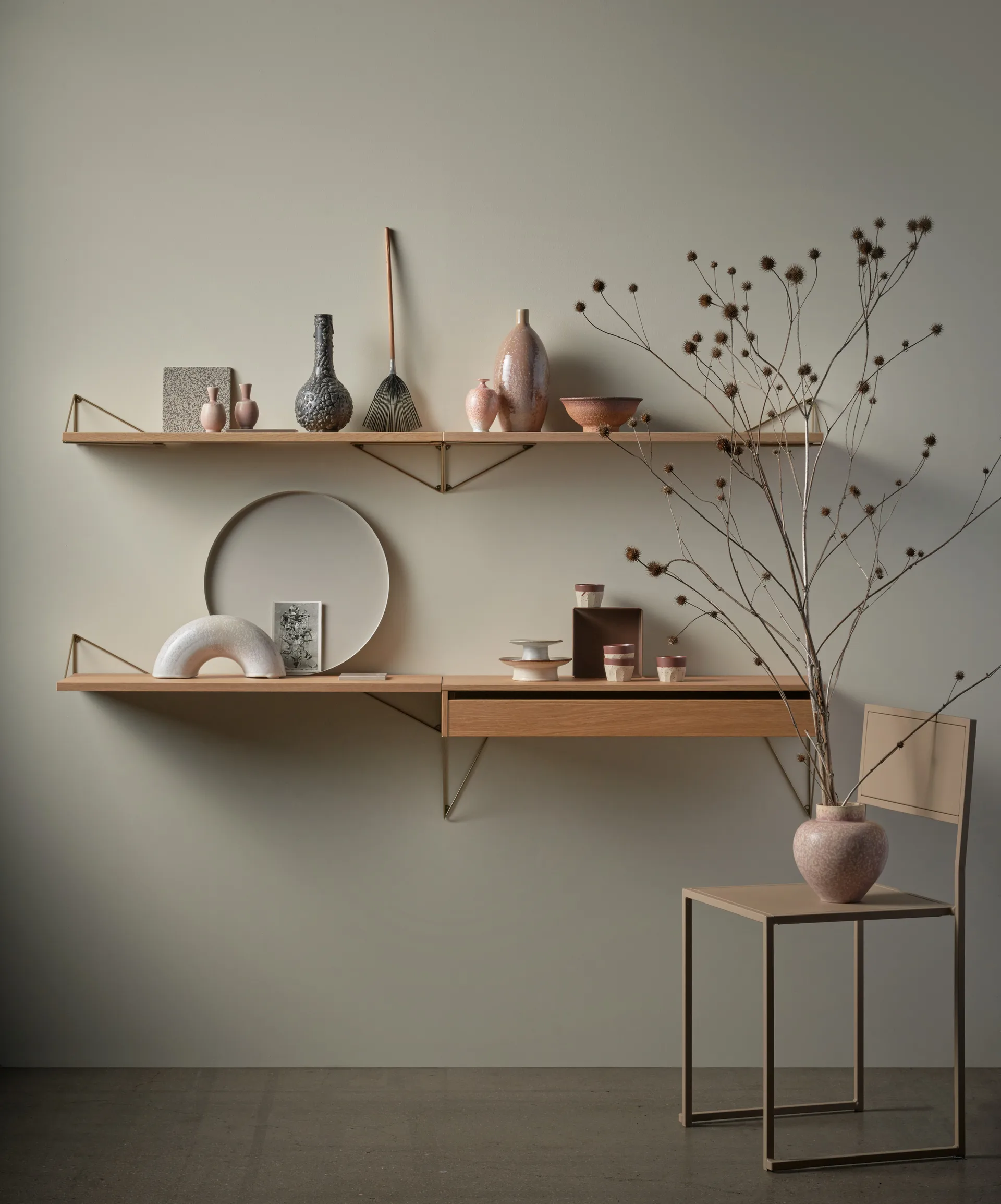 Mensola Pythagoras , rovere Maze